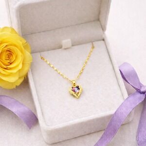 Necklace Women Romantic Heart Pendant